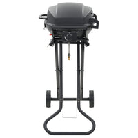 bbq gaz acier robuste format compact noir 3 | jardinna