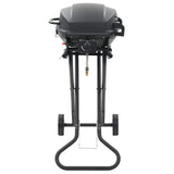 bbq gaz acier robuste format compact noir 3 | jardinna