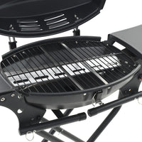 bbq gaz acier robuste format compact noir 7 | jardinna
