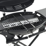 bbq gaz acier robuste format compact noir 7 | jardinna
