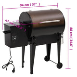 bbq portable a granules grillez fumez rotissez plein air 7 | jardinna