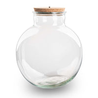 bocal verre bouchon led modele lucas led 30 cm 31 cm 1 65ku | jardinna