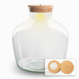 bocal verre bouchon led modele mike fat led 30 cm default title 88bl | jardinna
