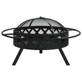 brasero acier terrasse tisonnier 1 | jardinna