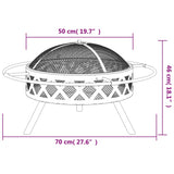 brasero acier terrasse tisonnier 5 | jardinna