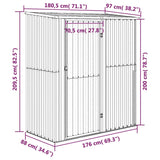 cabane jardin acier galvanise a aspect bois 6 | jardinna