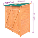 cabane jardin bois grand format rangement outils 5 | jardinna