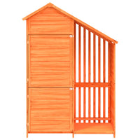 cabane jardin bois massif rangement doutils 3 | jardinna