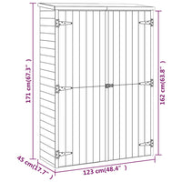 cabane jardin bois robuste resistant a corrosion 7 1 | jardinna