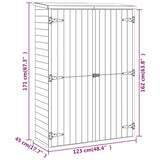 cabane jardin bois robuste resistant a corrosion 7 1 | jardinna