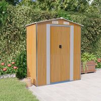 cabane jardin robuste acier galvanise espaces rangement modulable | jardinna