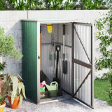 cabanon jardin acier galvanise parfait ranger outils vert 88 x 89 x 161 cm | jardinna