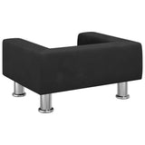 canape chien deluxe velours noir 3 | jardinna