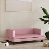 canape lit chien confort eleve rose 80 x 45 x 30 cm | jardinna