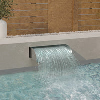 cascade inox piscine inox durable piscine gamme pro led 60 x 34 x 14 cm 1 | jardinna