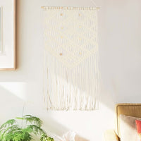 cintre mural macrame 40x80 cm coton default title | jardinna