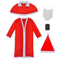 costume pere noel rouge blanc polyester 100 unique 2 | jardinna