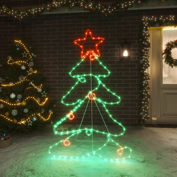 decoration dexterieur jardin arbre noel 144 led 88x56 cm default title 1 | jardinna