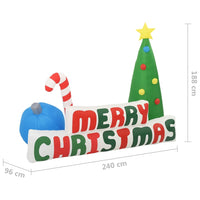 decoration gonflable noel 240 x 188 cm led economes energie 5 | jardinna