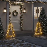 decoration lumineuse arbre noel 115 led vert 90x62 cm 62 x 90 cm 1 | jardinna