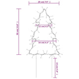 decoration lumineuse arbre noel 50 led noir 30 cm 11 | jardinna