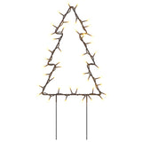 decoration lumineuse arbre noel 50 led noir 30 cm 4 | jardinna