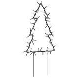 decoration lumineuse arbre noel 50 led noir 30 cm 8 | jardinna