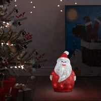 decoration lumineuse bonhomme neige noel 30 led acrylique 18x105x30 cm rouge 1 | jardinna