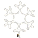 decoration murale flocon neige noel 48 led blanc chaud 27x27 cm 5 | jardinna