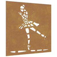 decoration murale metal design danseuse ballet 1 1 | jardinna