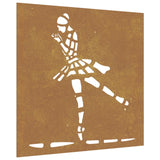 decoration murale metal design danseuse ballet 1 1 | jardinna