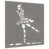 decoration murale metal design danseuse ballet 2 1 | jardinna