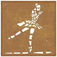 decoration murale metal design danseuse ballet 4 1 | jardinna