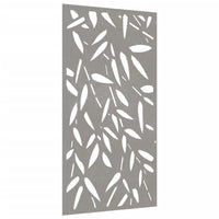 decoration murale metal design feuilles bambou 2 1 | jardinna