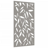 decoration murale metal design feuilles bambou 2 1 | jardinna