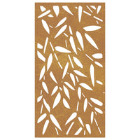 decoration murale metal design feuilles bambou 3 1 | jardinna