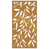 decoration murale metal design feuilles bambou 4 1 | jardinna