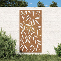 decoration murale metal design feuilles bambou default title | jardinna