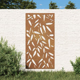 decoration murale metal design feuilles bambou default title | jardinna