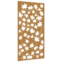 decoration murale metal design feuilles derable 1 | jardinna