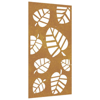 decoration murale metal design feuilles tombantes 1 1 | jardinna