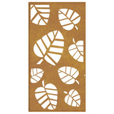 decoration murale metal design feuilles tombantes 4 1 | jardinna