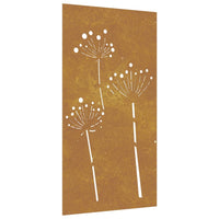 decoration murale metal design fleur 1 1 | jardinna