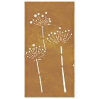 decoration murale metal design fleur 3 1 | jardinna