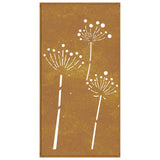 decoration murale metal design fleur 4 1 | jardinna