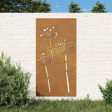 decoration murale metal design fleur default title | jardinna