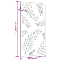 decoration murale metal originale feuillage 7 | jardinna