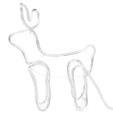 decoration noel exterieur renne traineau 576 led multicolores ip44 225x46x47 cm 8 87mu | jardinna