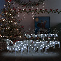 decoration noel exterieure traineau lumineux 140 led 65x155x38 cm default title 1 | jardinna