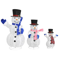 decoration noel figurines bonhomme neige led 270 led 81x60x125 cm 5 | jardinna